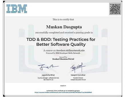 IBM Certificate